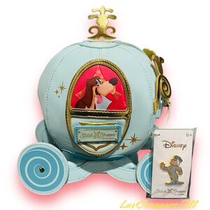 Stitch Shoppe By Loungefly Cinderella Pumpkin Carriage Figural Crossbody Bag